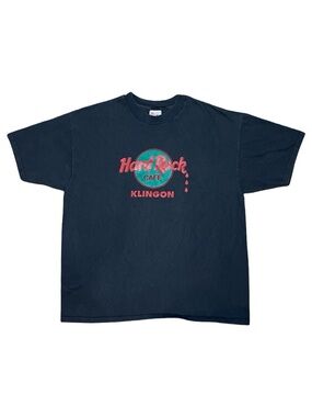 Vintage 90’s Hard Rock Cafe Klingon Star Trek Hanes Tee Shirt